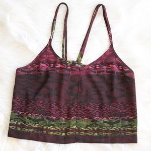 Silence + Noise Cropped Top Neon